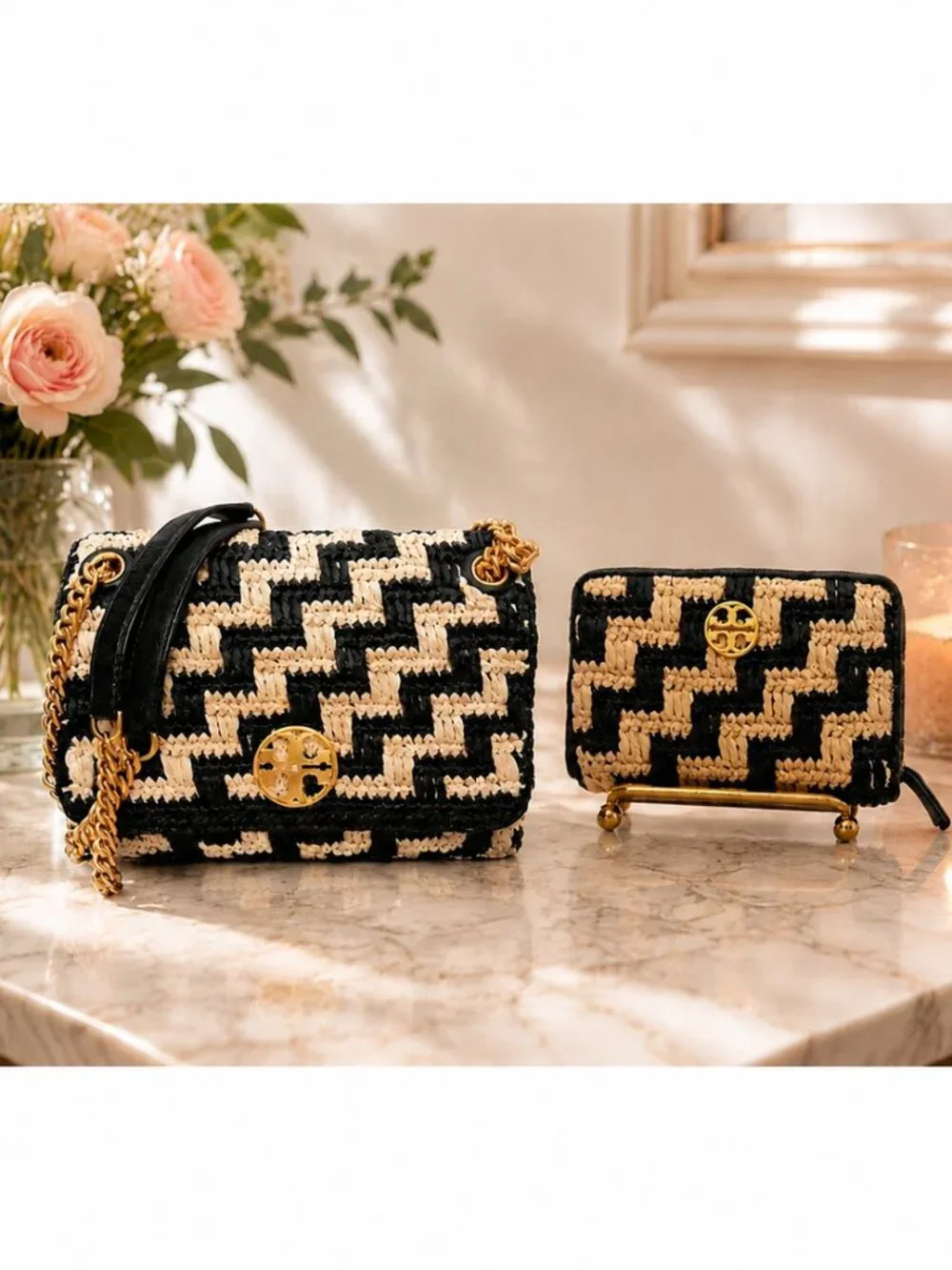 NWT Tory Burch Willa Bag & Wallet Set